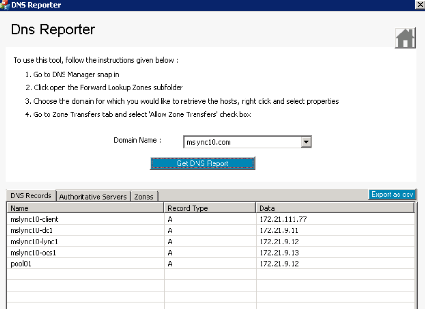 screenshot of ManageEngine Free Active Directory Tools